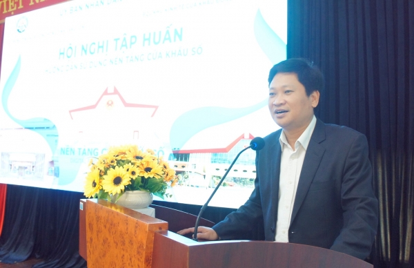 Tập huấn, hướng dẫn sử dụng các chức năng của nền tảng cửa khẩu số cho doanh nghiệp xuất nhập khẩu tỉnh Lạng Sơn