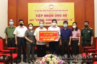 Thành phố Lạng Sơn ủng hộ 100 triệu đồng cho công tác phòng, chống dịch Covid-19 của tỉnh