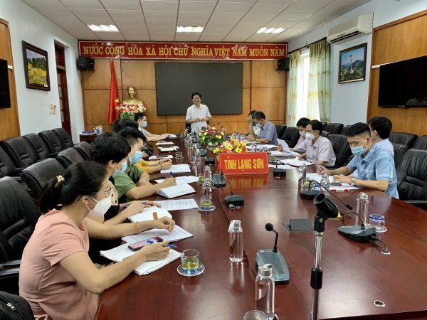 Họp Tổ Công nghệ hỗ trợ phòng,chống dịch COVID-19 tỉnh Lạng Sơn