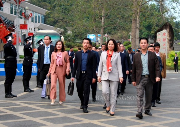Đoàn đại biểu tỉnh Lạng Sơn kết thúc tốt đẹp chuyến công tác tại Trung Quốc