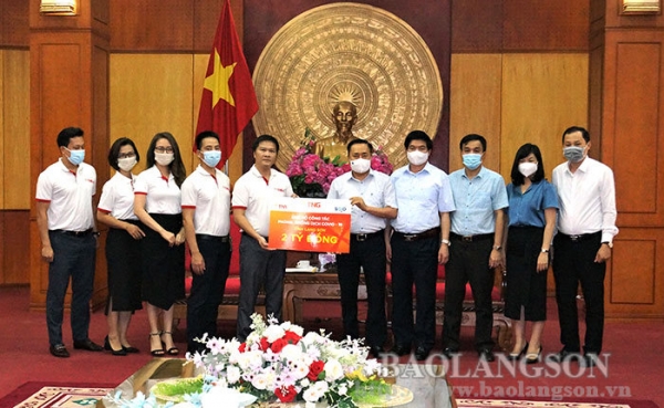 Tập đoàn TNG hỗ trợ tỉnh Lạng Sơn 2 tỷ đồng phục vụ công tác phòng, chống dịch Covid – 19