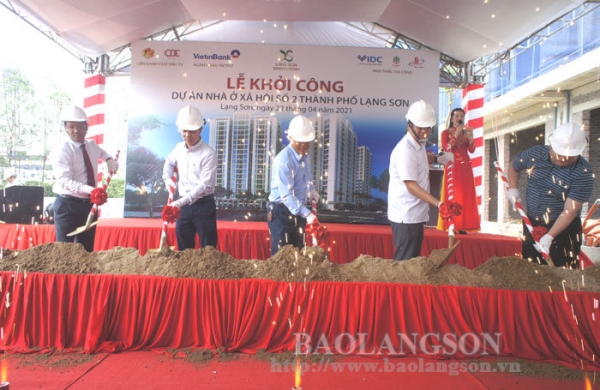 Khởi công dự án nhà ở xã hội số 2 trị giá hơn 700 tỷ đồng tại thành phố Lạng Sơn