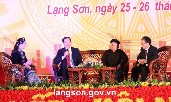 Giao lưu đối thoại và văn nghệ chào mừng Đại hội đại biểu các dân tộc thiểu số tỉnh Lạng Sơn lần thứ III, năm 2019
